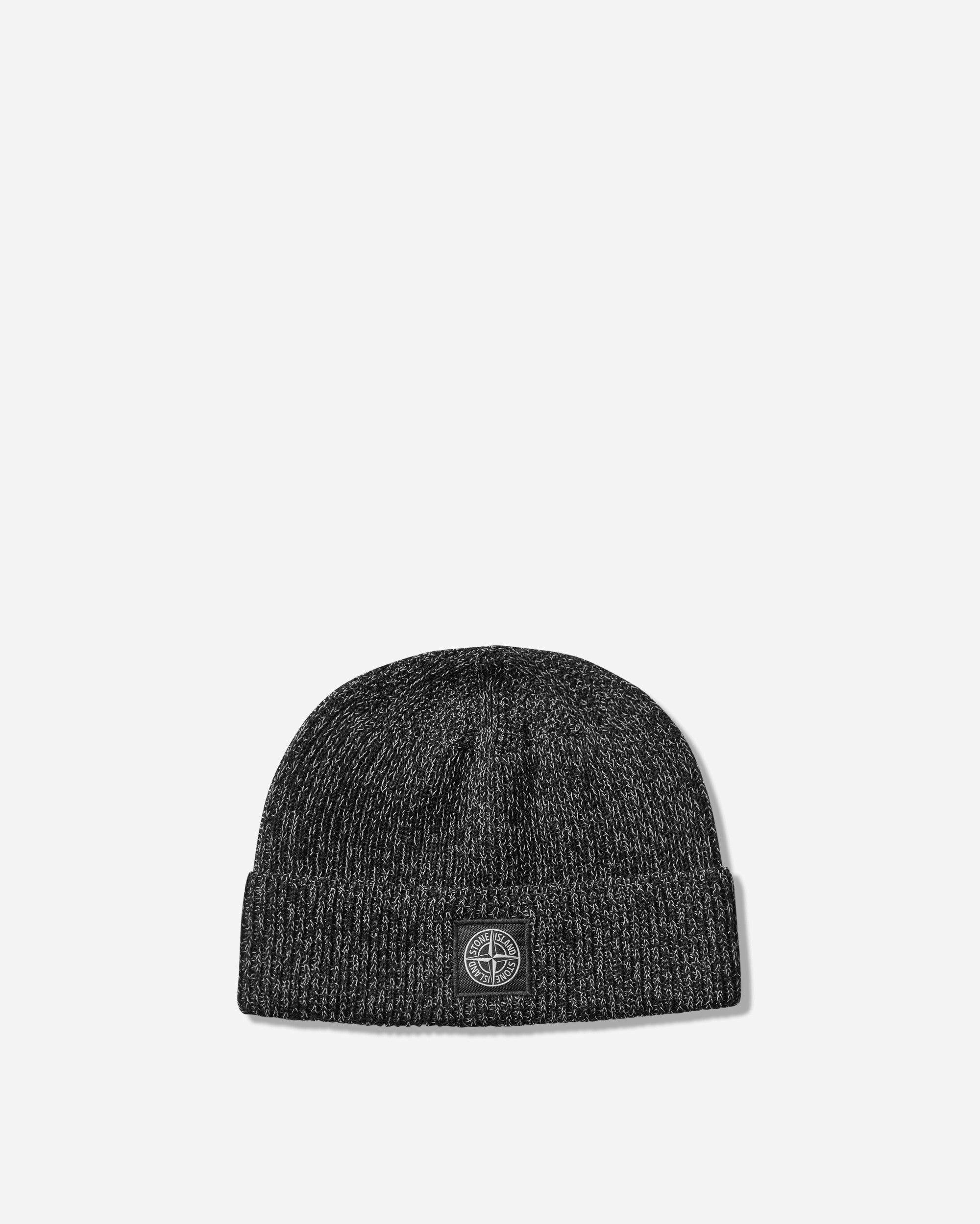 Knit Reflective Beanie Black - 1