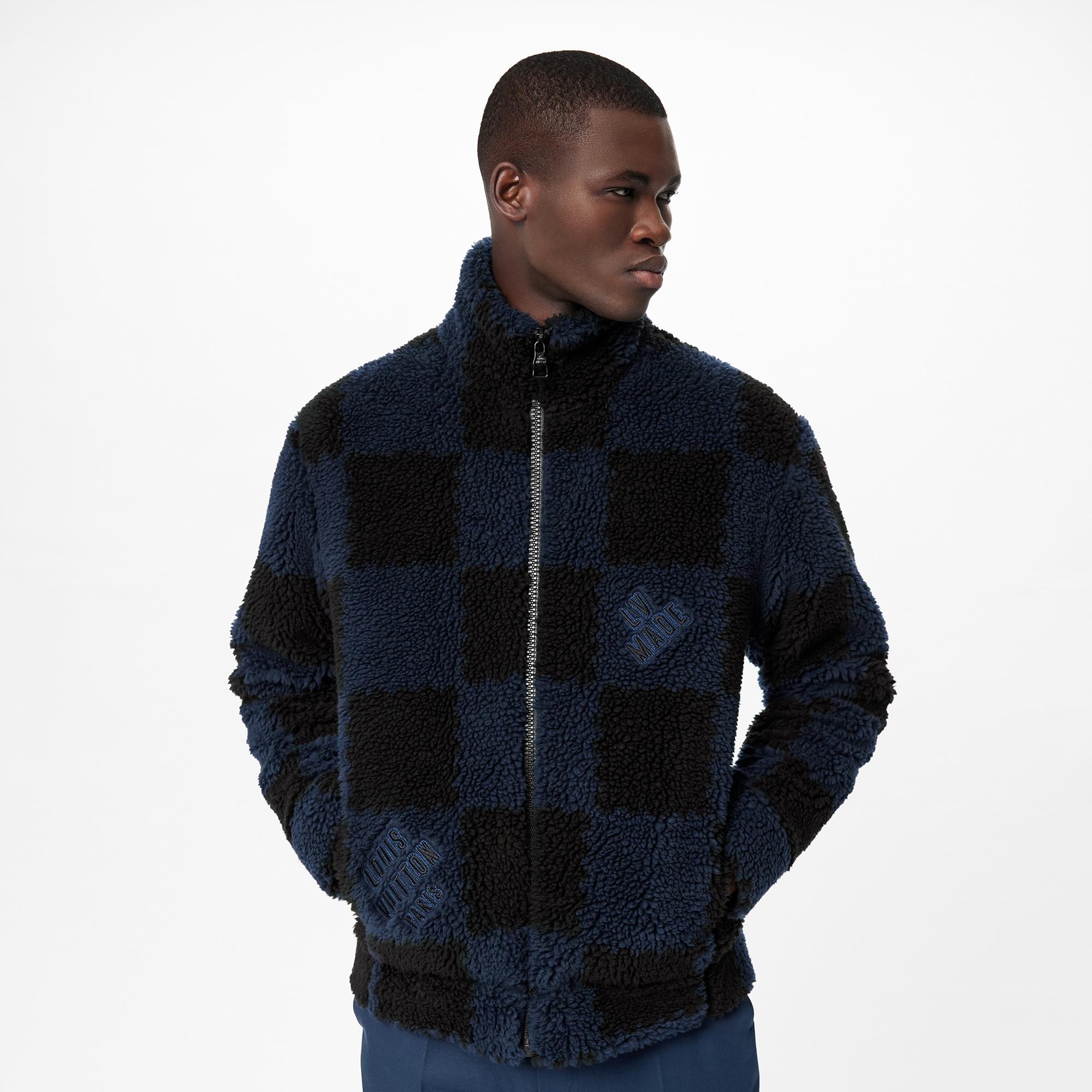 Jacquard Damier Fleece Blouson - 3
