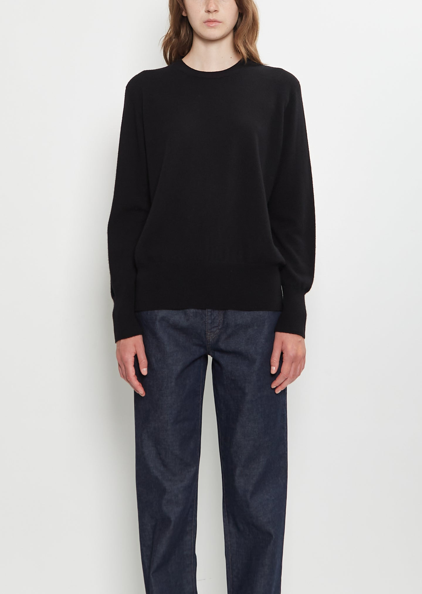 Leilani Cashmere Top — Black - 1