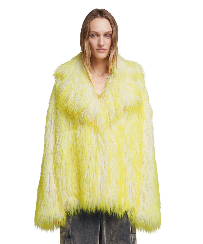 MSGM Faux fur "Minimalist Glamour" jacket outlook