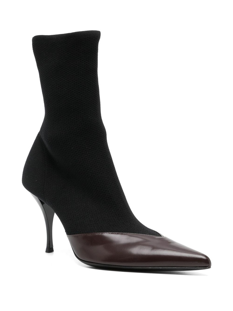 NEOUS 90mm pointed toe boots outlook