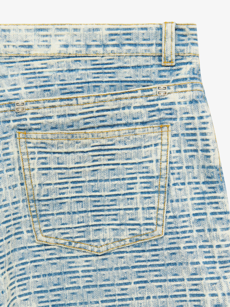 BERMUDA SHORTS IN 4G DENIM 5