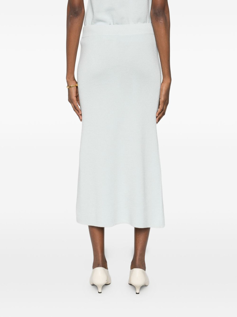button-detail midi skirt 4