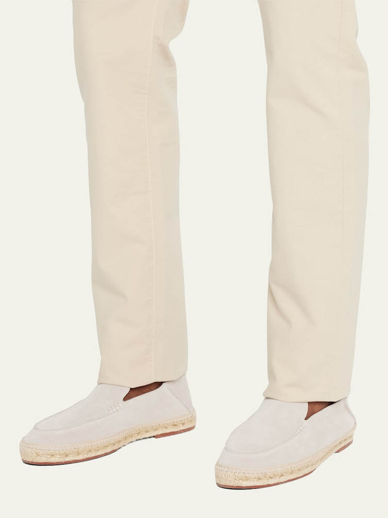 Loro Piana Men's Foldover Suede Espadrille outlook