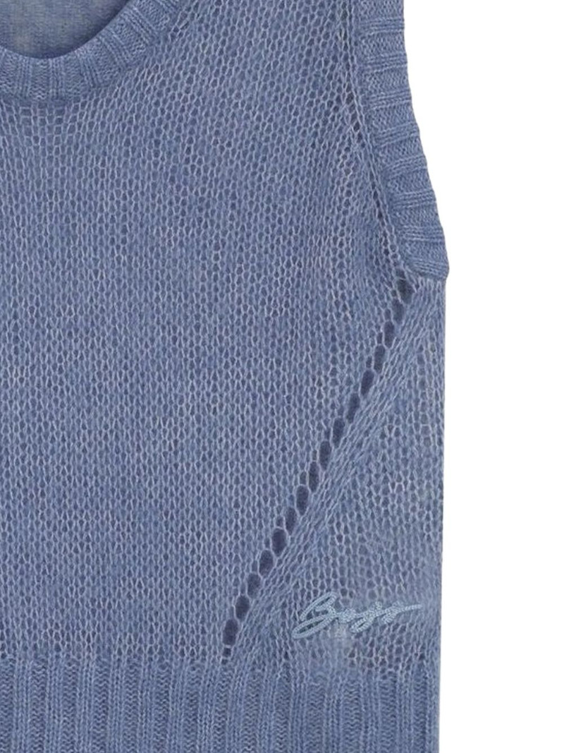 BOSS C_Frignac V-neck ribbed vest outlook