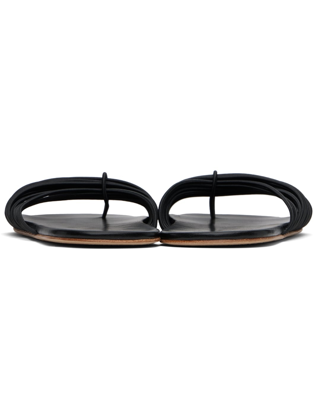 Black Sara Slide Sandals - 2