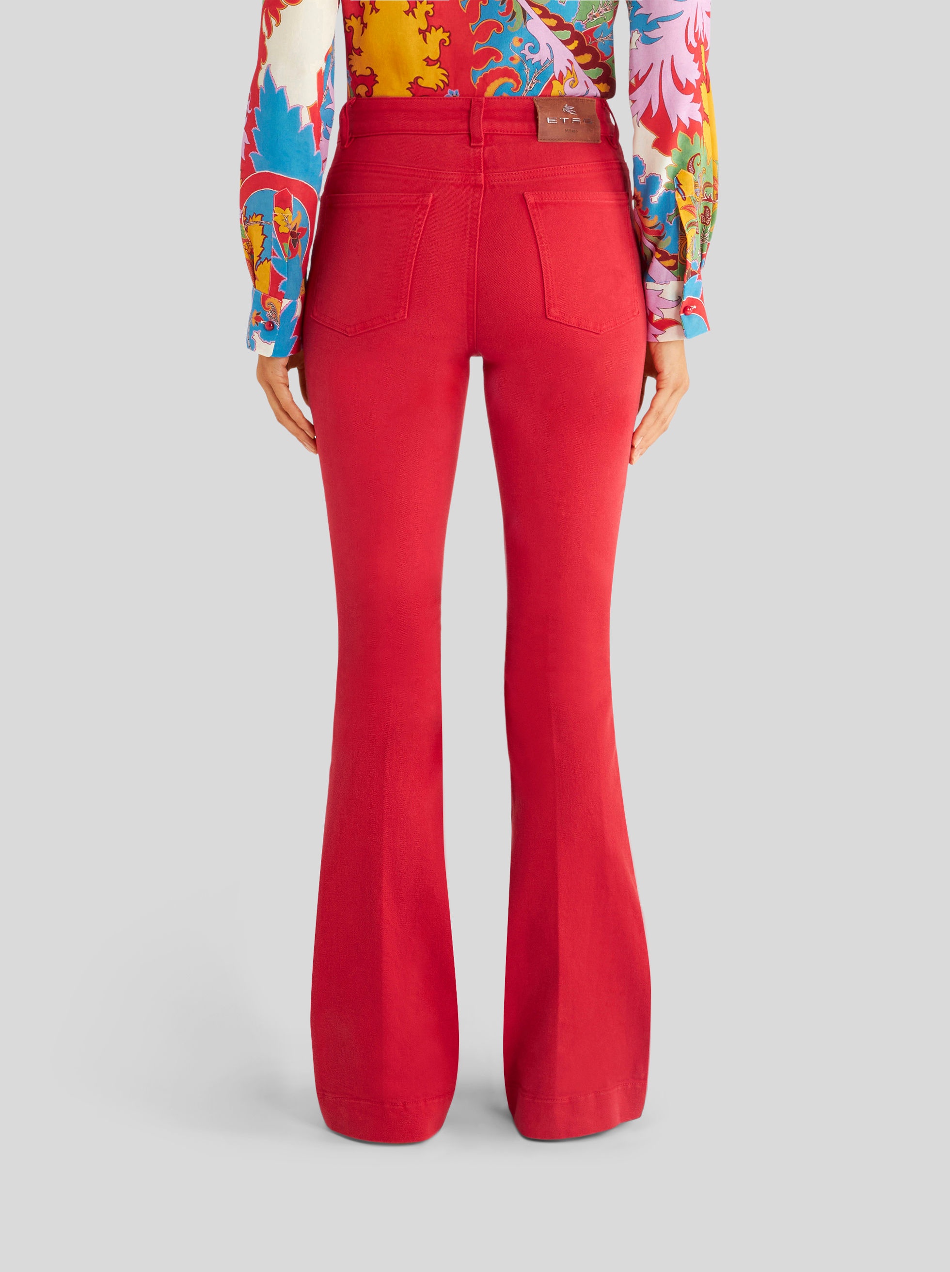 JEANS WITH PAISLEY EMBROIDERY - 4