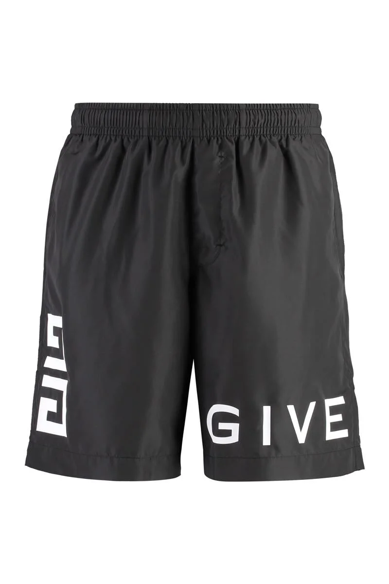 GIVENCHY NYLON SWIM SHORTS - 1