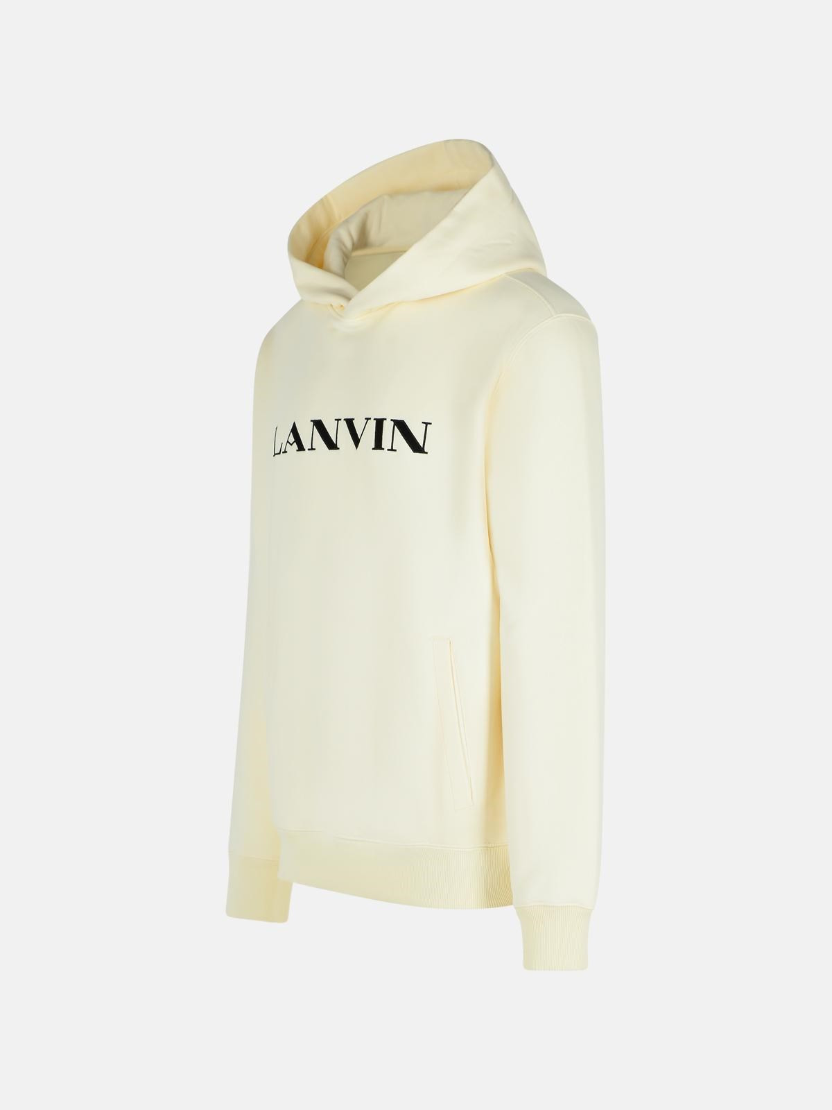 IVORY COTTON SWEATSHIRT - 2