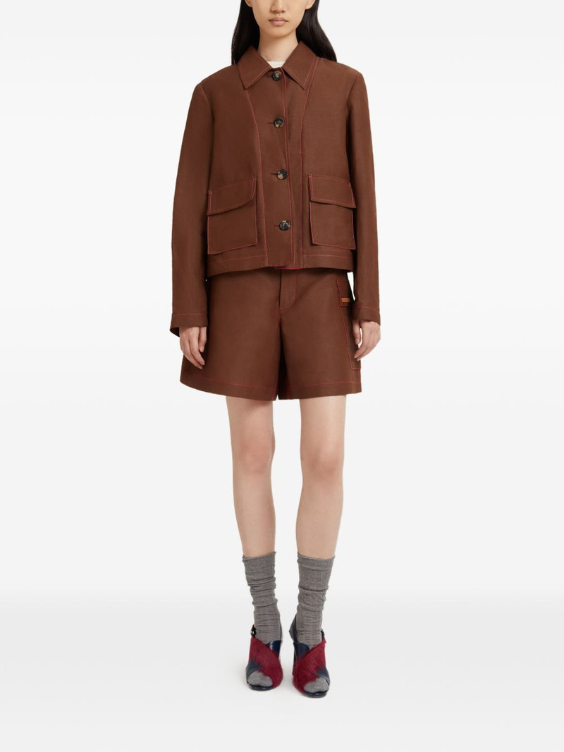 Marni long-sleeve jacket outlook