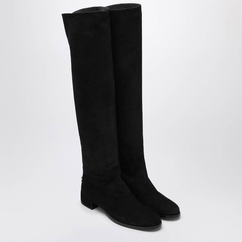 Dolce & Gabbana High suede boot black outlook