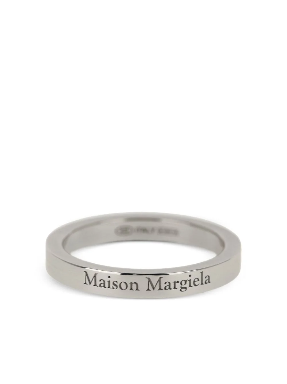 engraved logo thin ring - 1