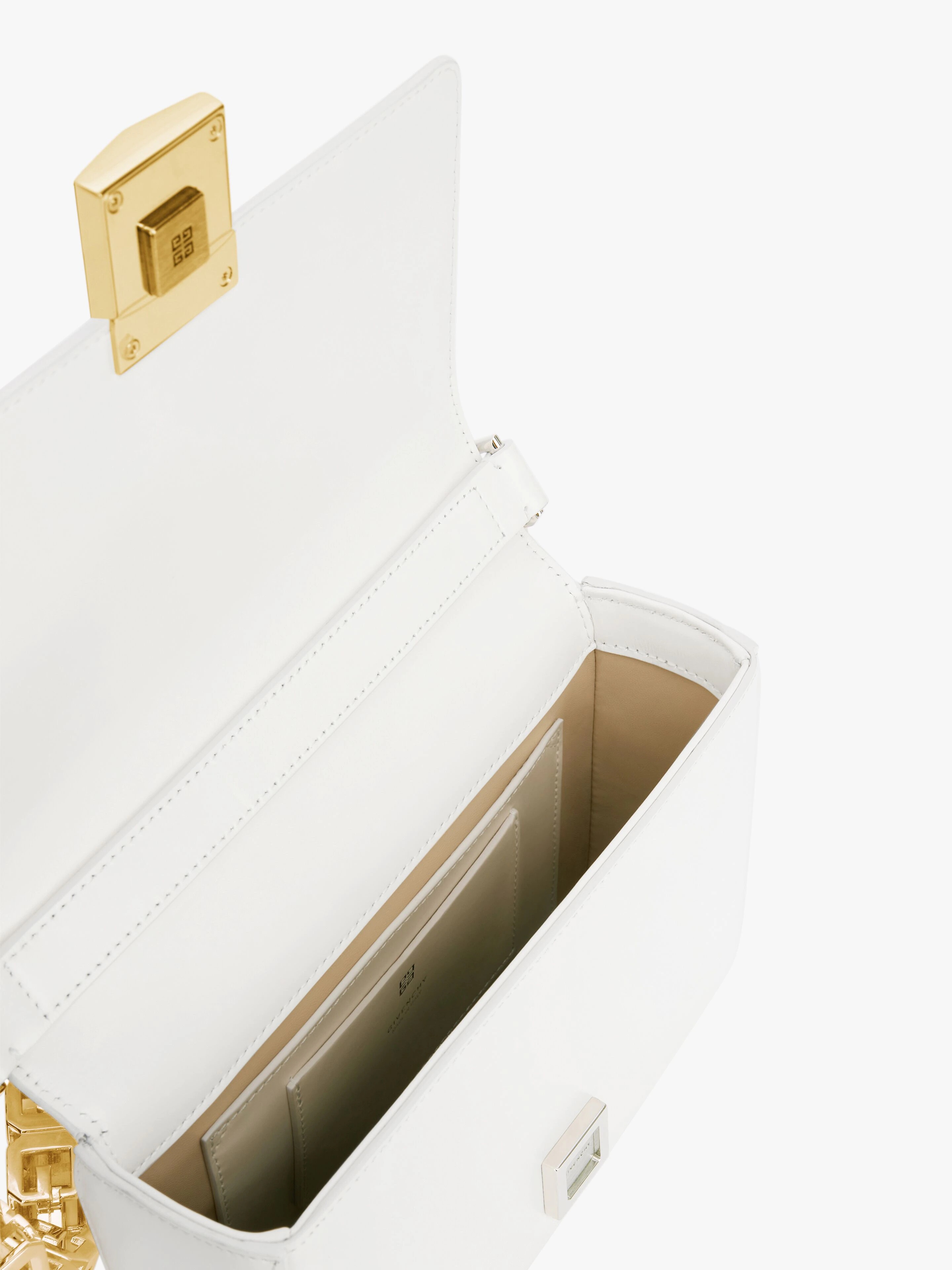 MEDIUM 4G BAG IN BOX LEATHER WITH CHAIN - 5
