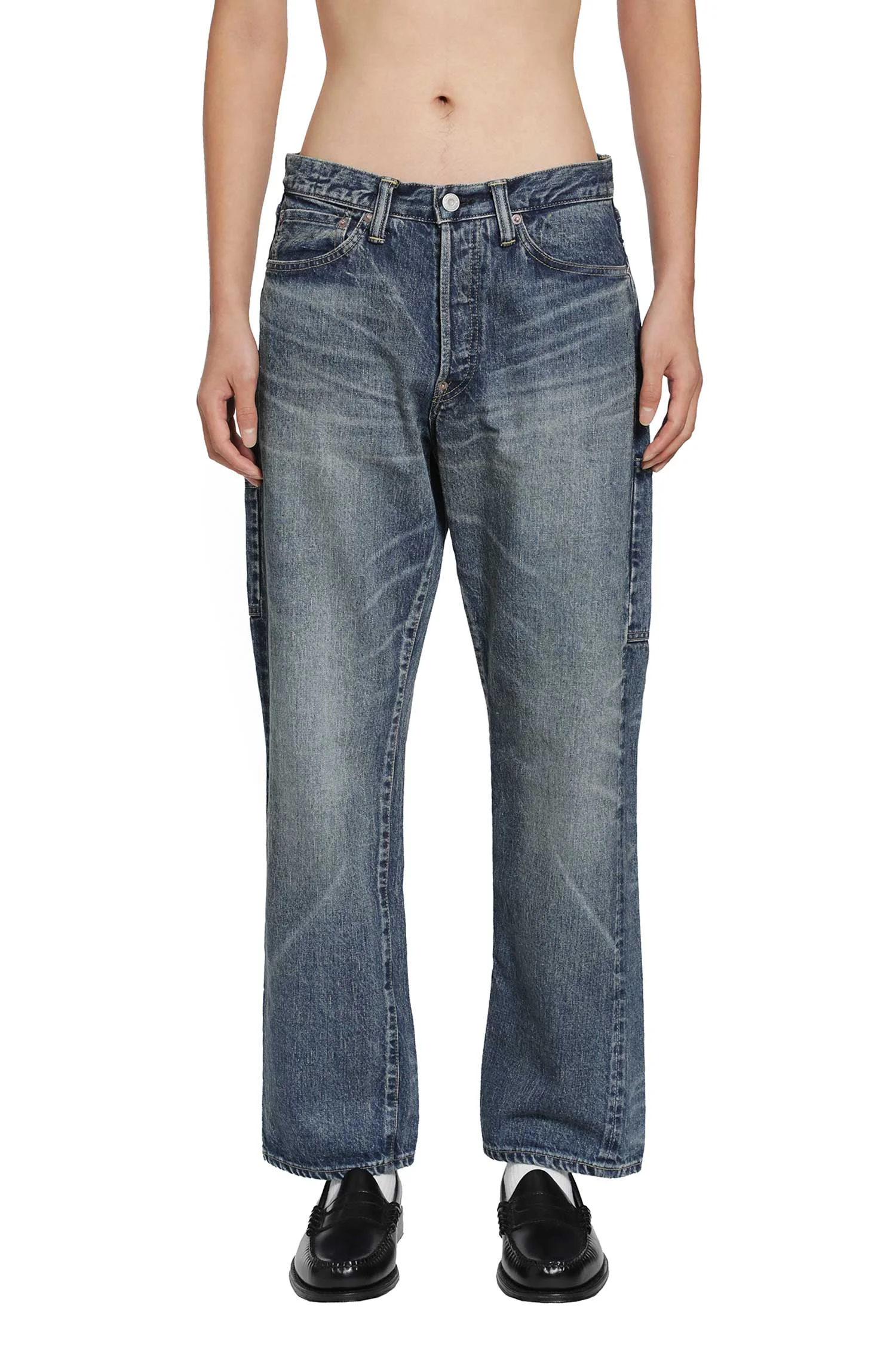 Straight Denim Pants - 1
