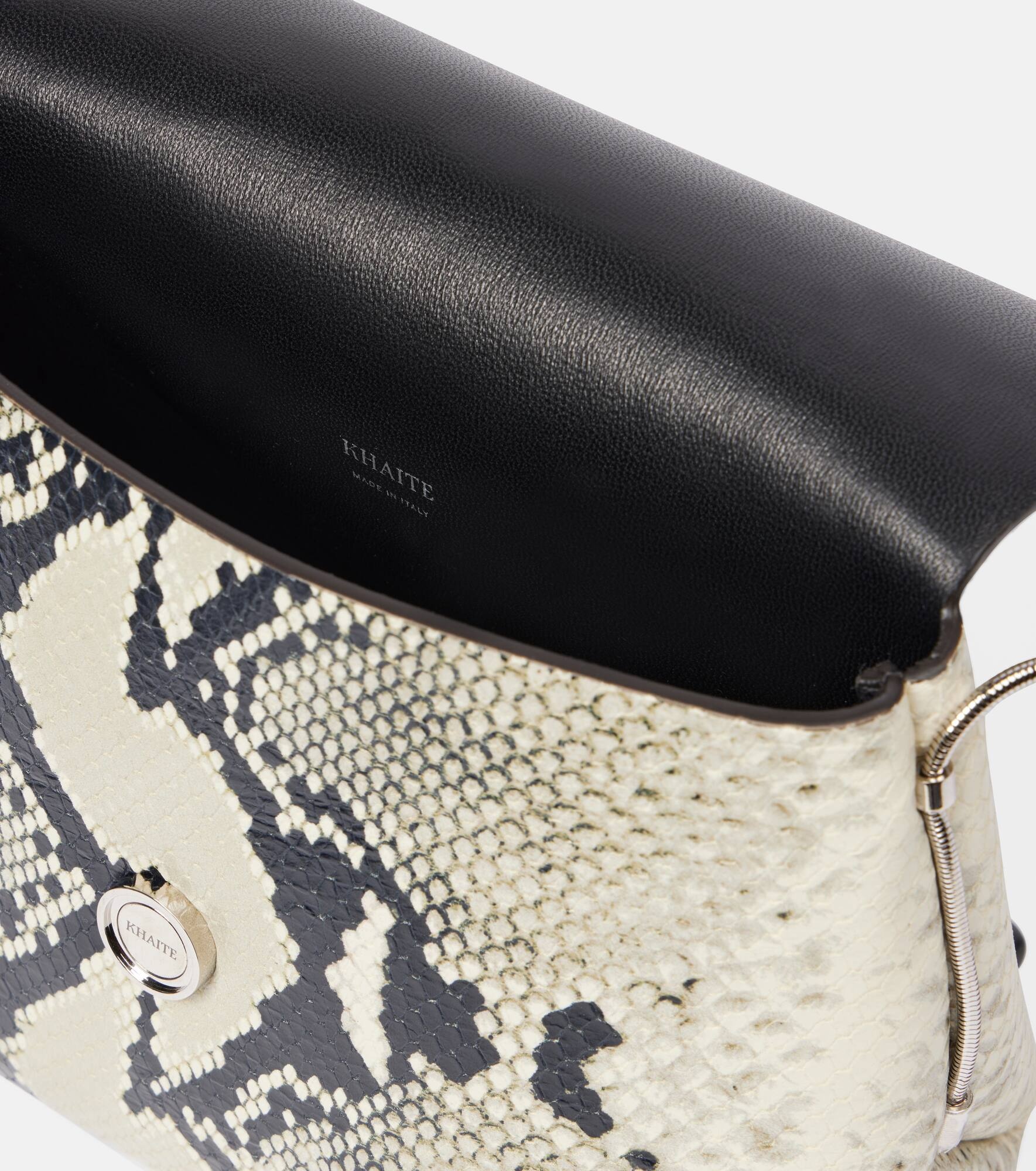 Bobbi snake-effect leather shoulder bag - 3