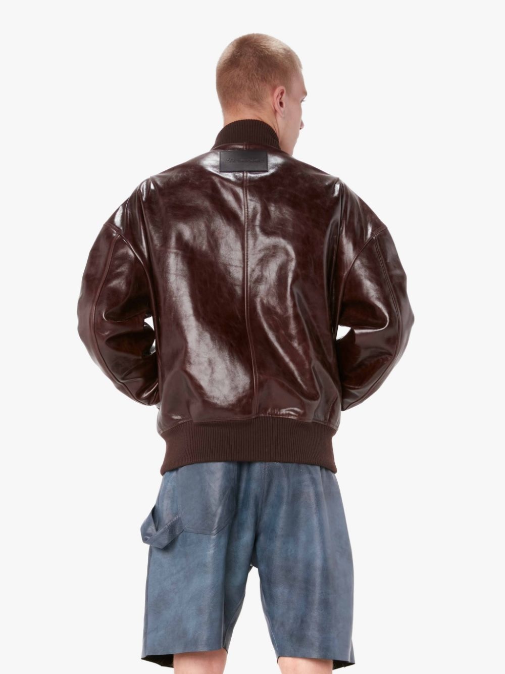PULLER BLOUSON LEATHER JACKET - 3