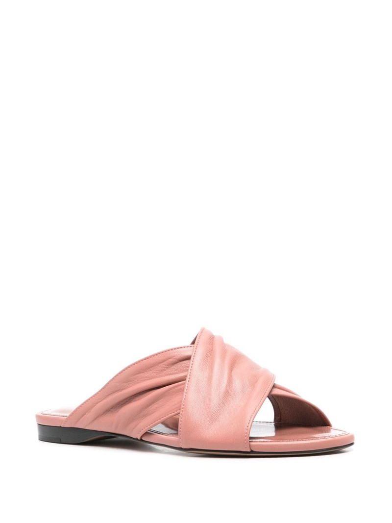 PARIS TEXAS leather slides outlook