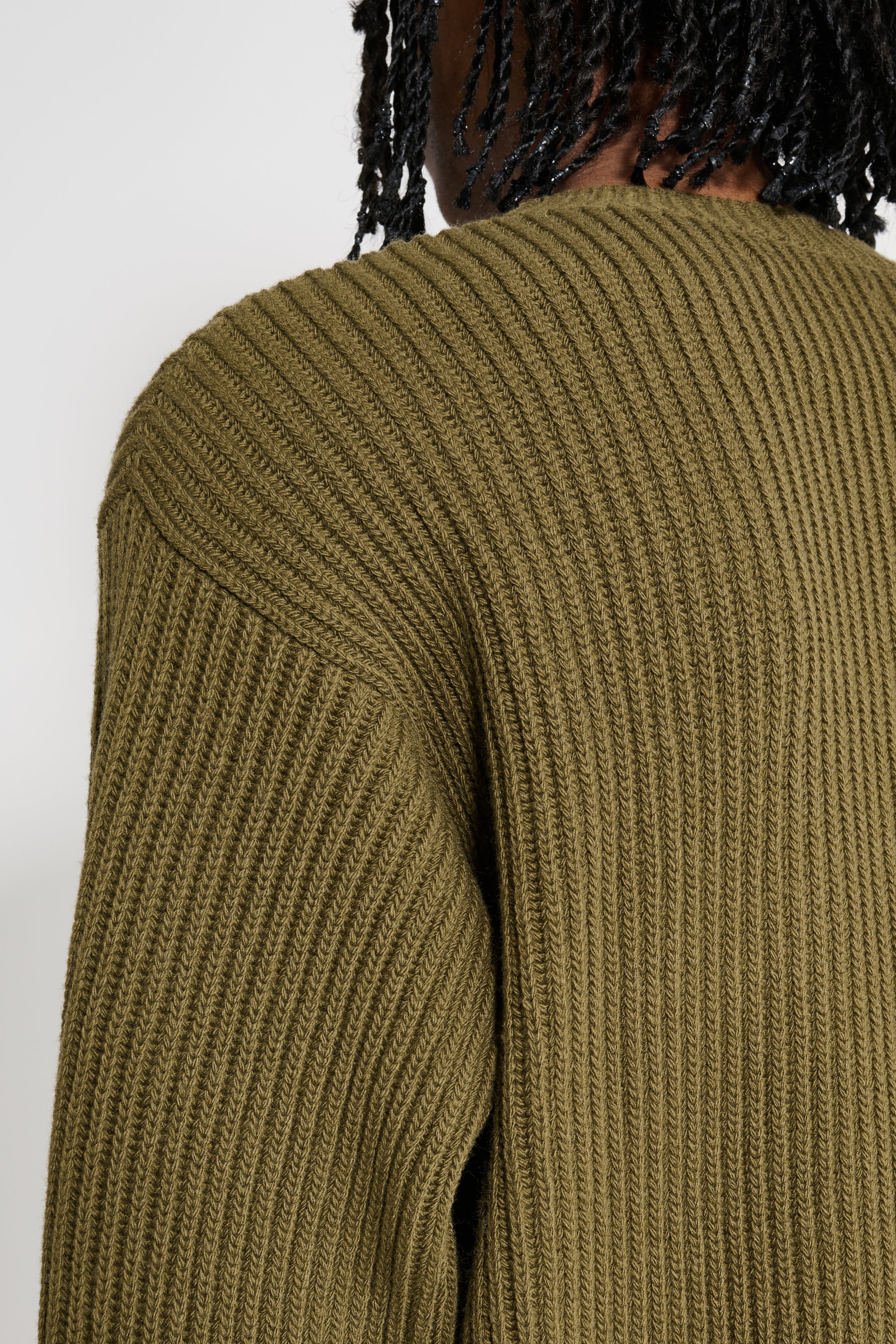 JIL SANDER+ LONG SLEEVE JUMPER THYME GREEN - 6