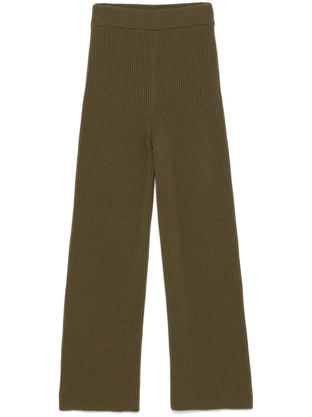 ribbed trousers - 1