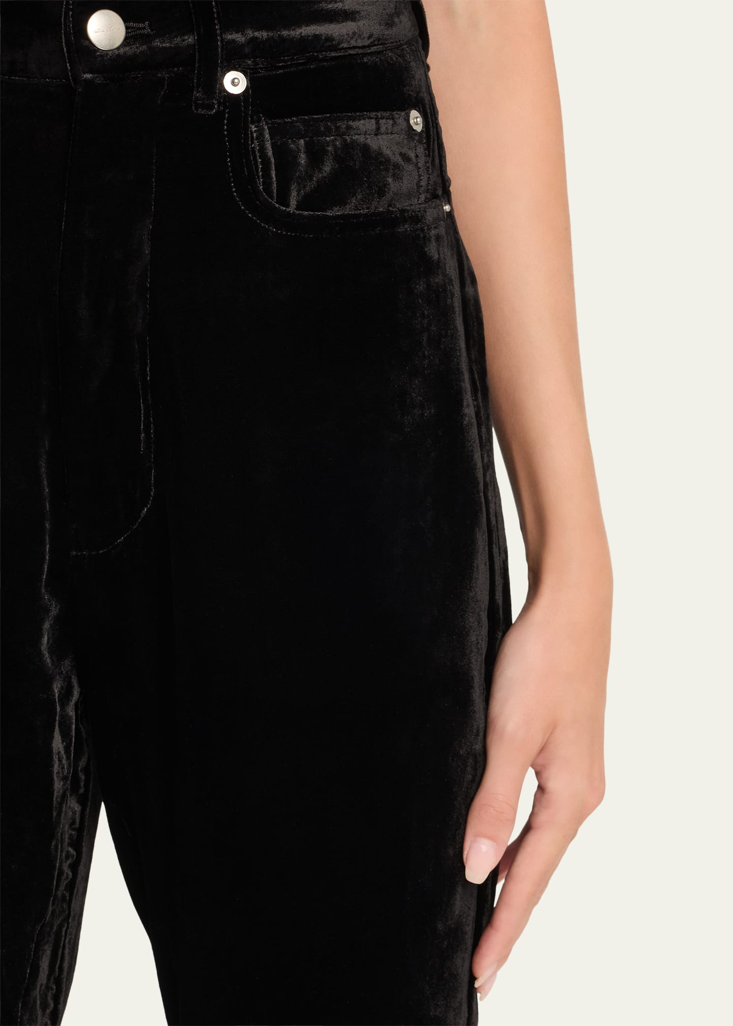 Bolan Velvet Bootcut Pants - 5