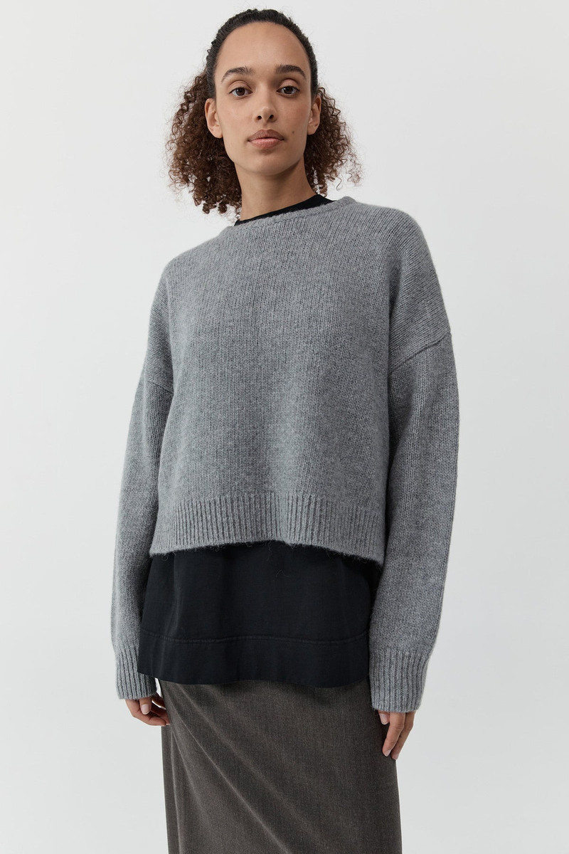 Cropped Sweater - Concrete 4