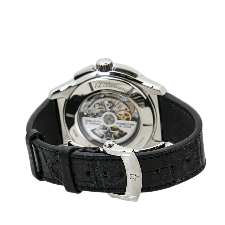 Zenith El Primero Stratos Chronograph Automatic Black Dial Men's Watch 03.2060.405 - 6