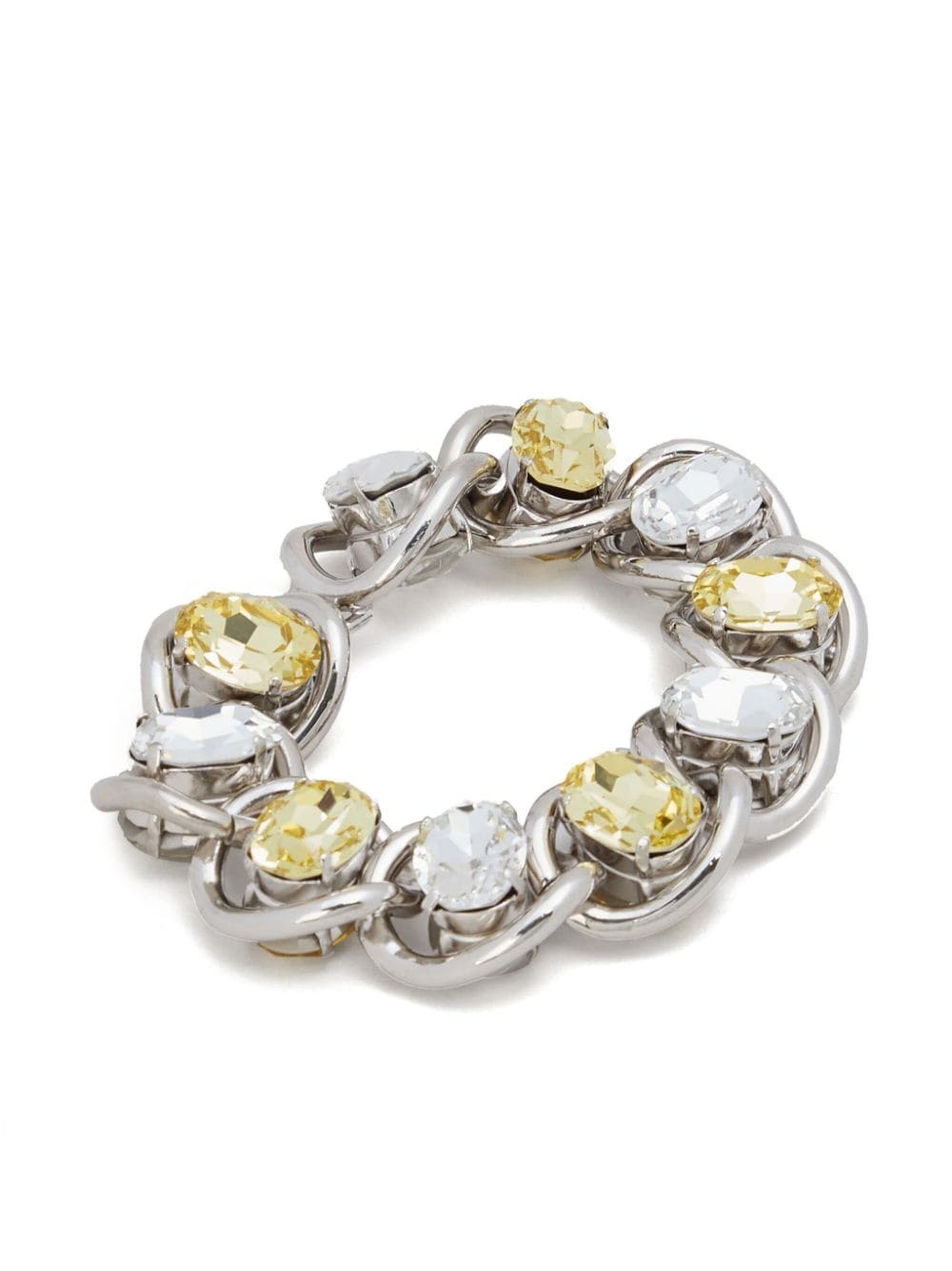 crystal-embellished chain bracelet - 2