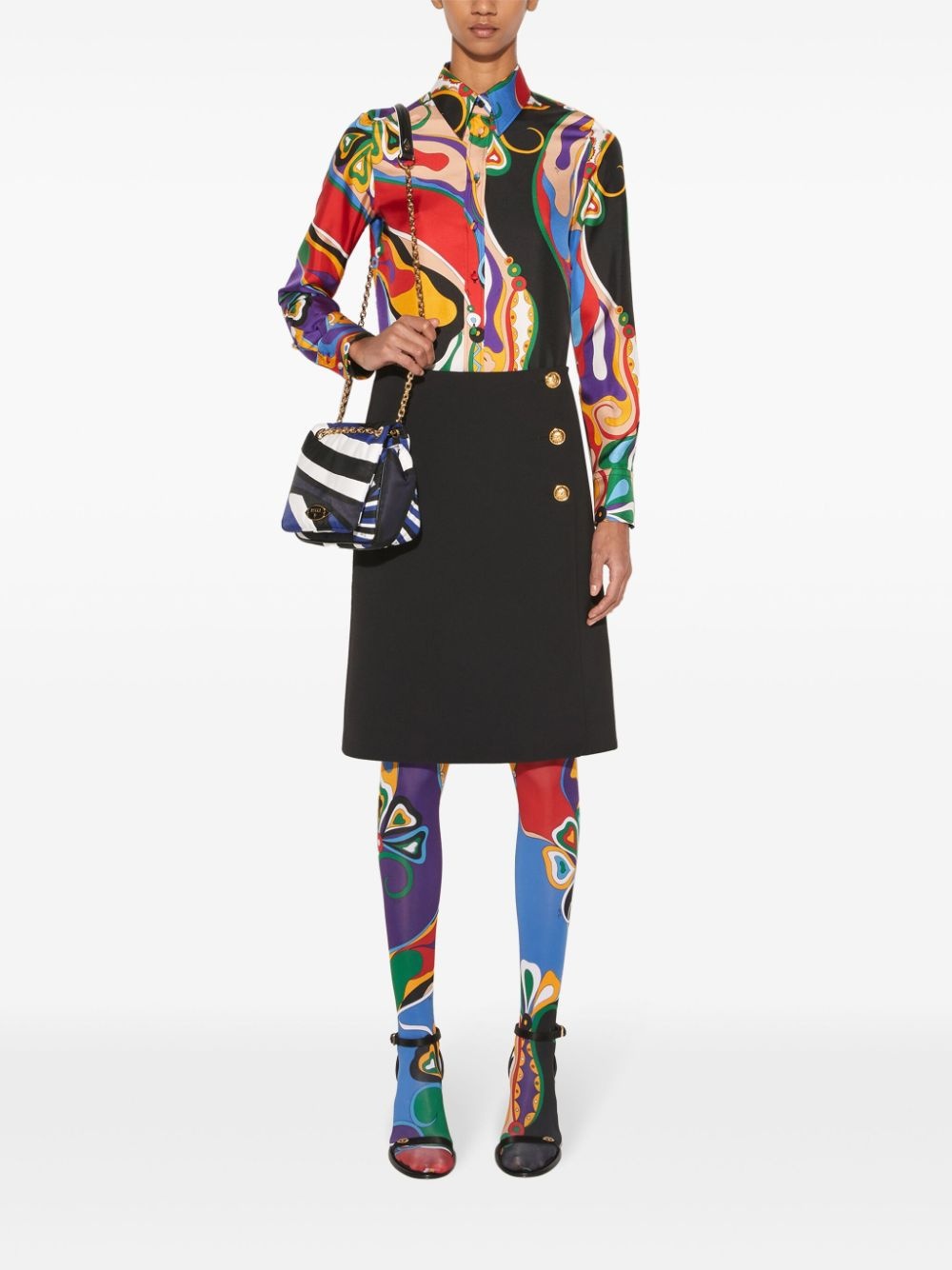wrap midi skirt - 2