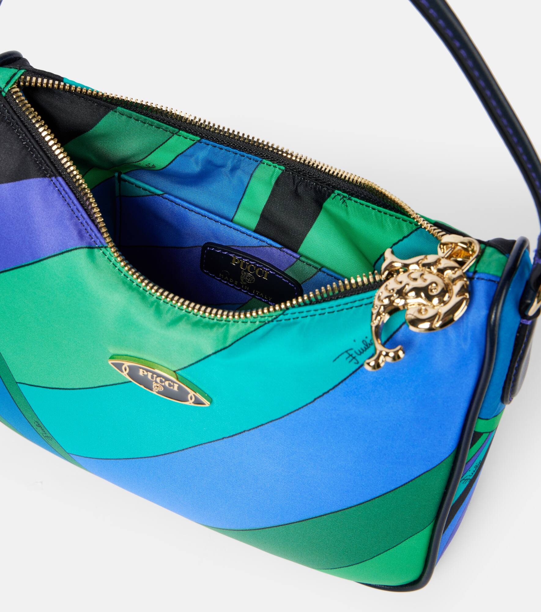 Yummy leather-trimmed shoulder bag - 3