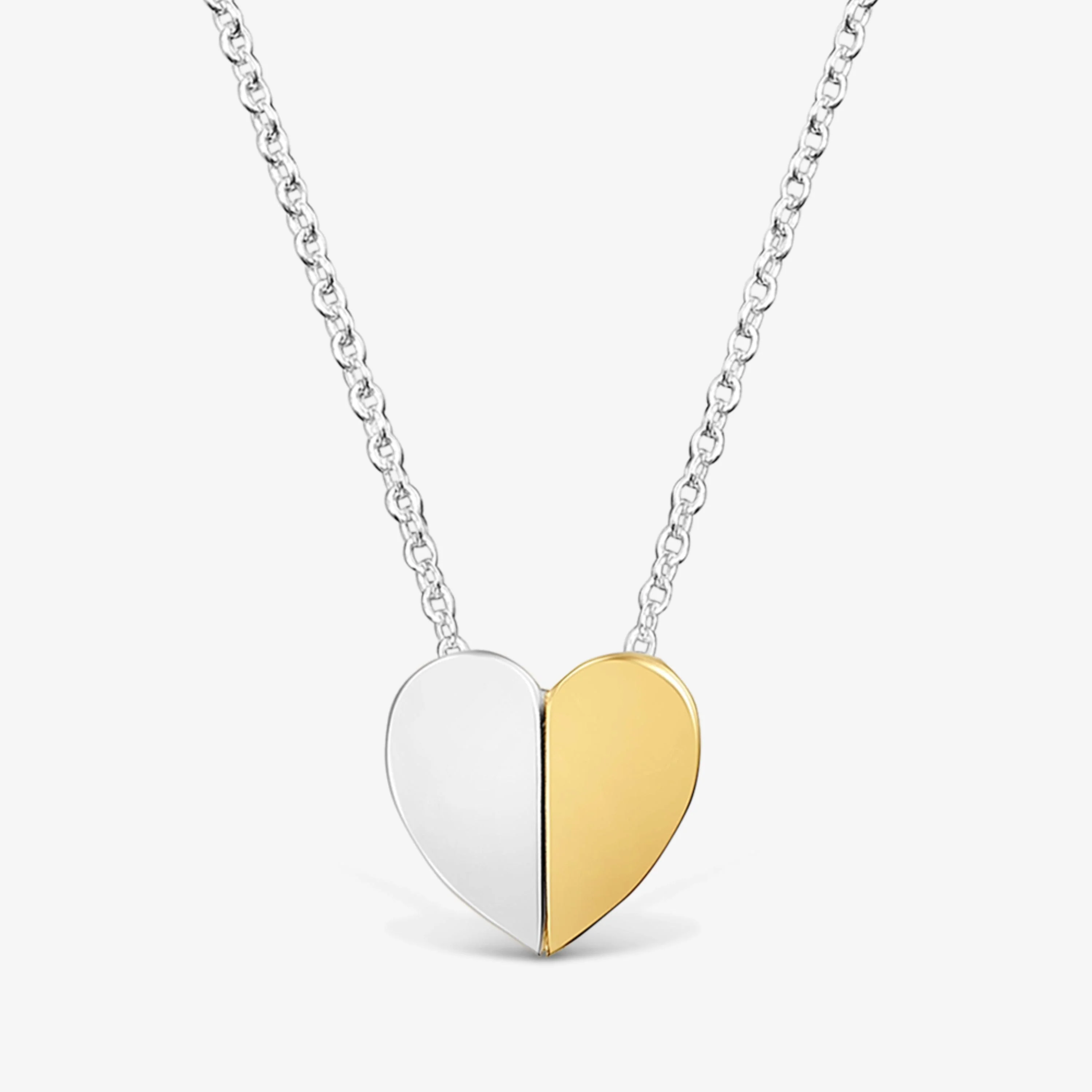 Two-tone Necklace with 11 mm heart motif TOUS 1950 - 1