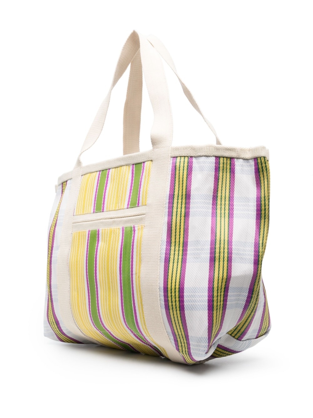 Warden striped tote bag - 4