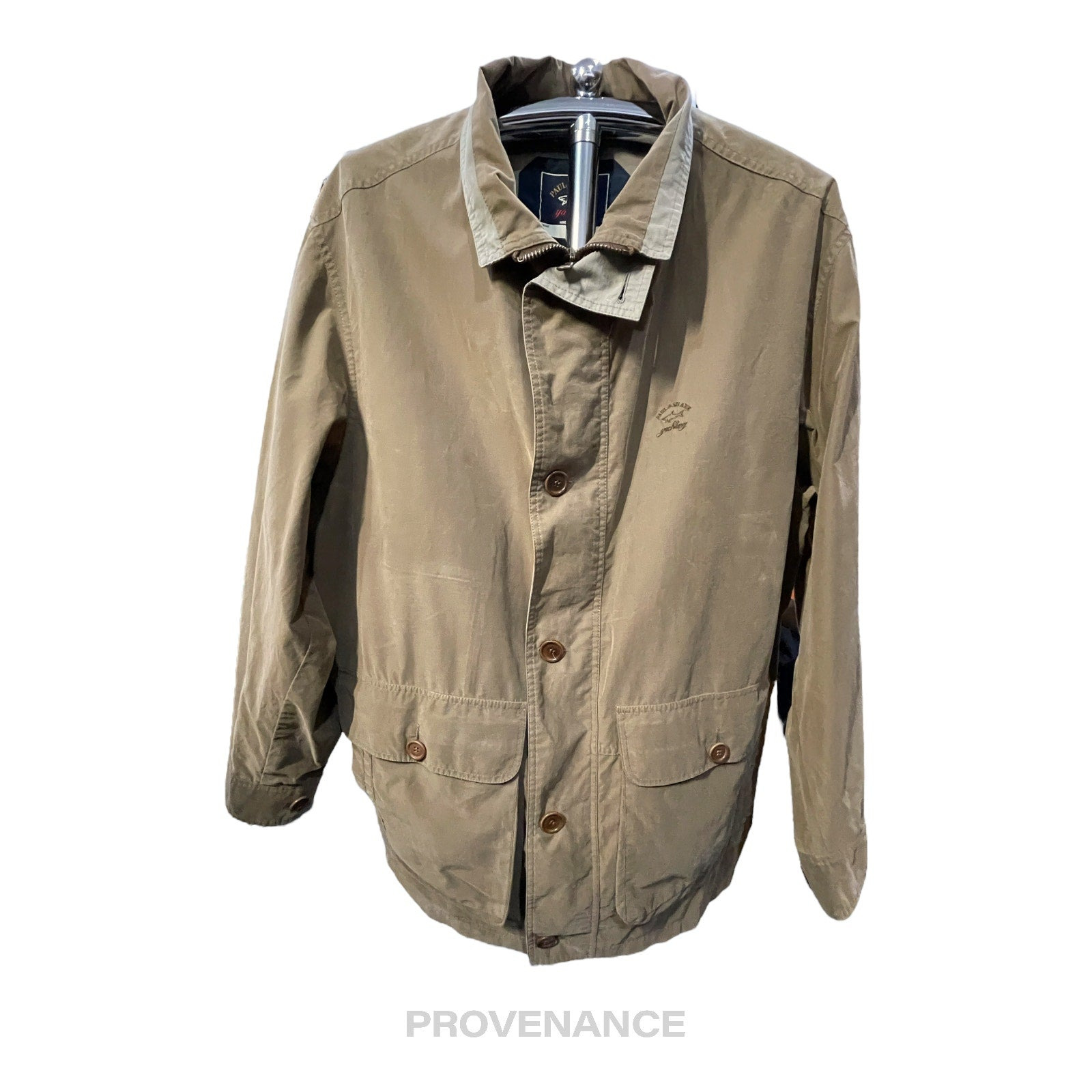 Paul & Shark Yachting Moleskin Zip Jacket - Sand - 2
