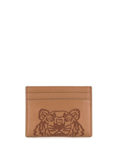 KENZO Tiger embroidered cardholder outlook