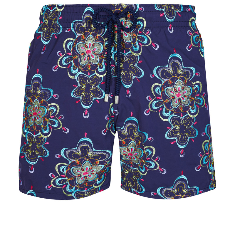 Men Swim Trunks Embroidered Kaleidoscope - Limited Edition 1