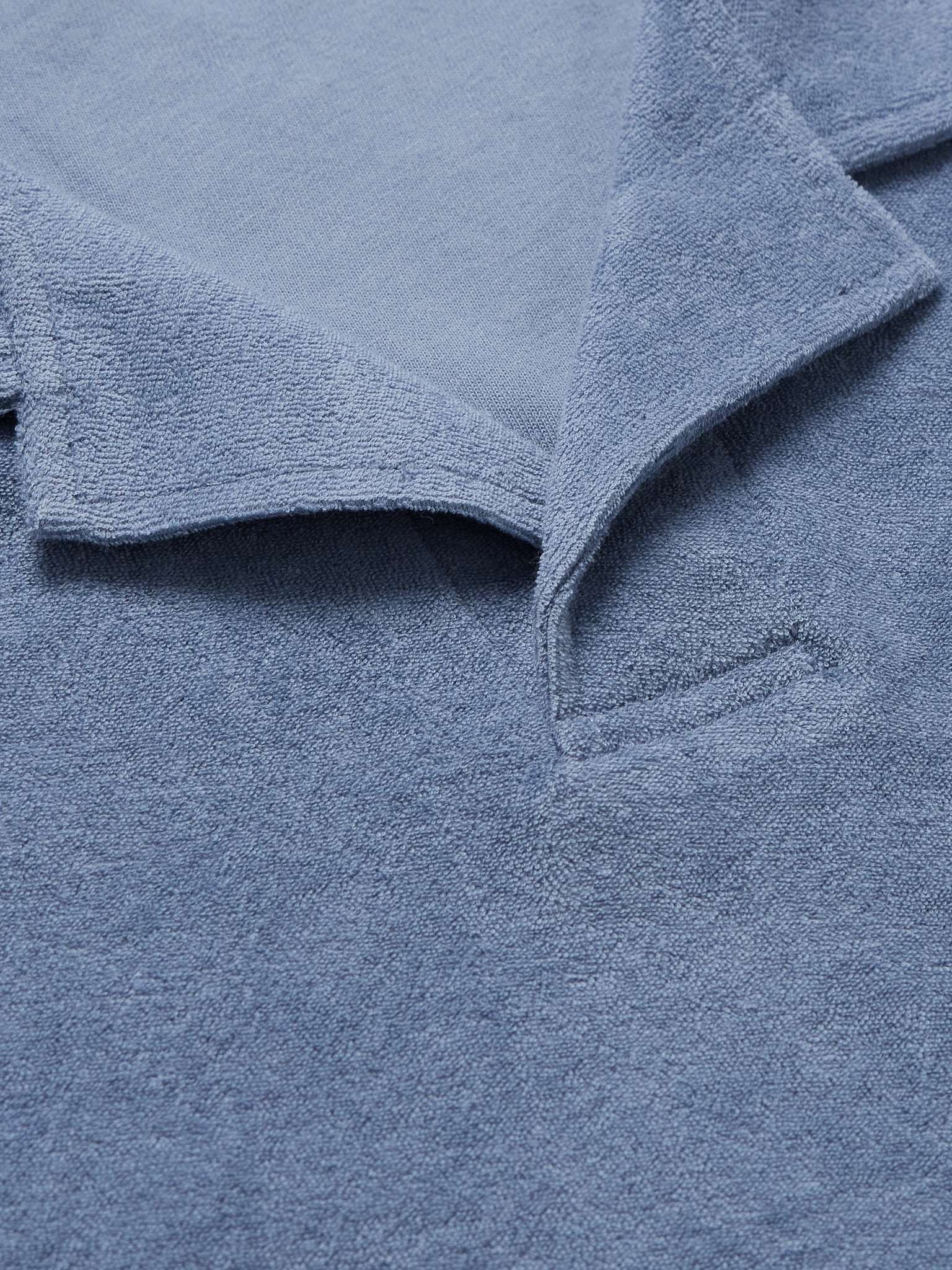 Sea Island Cotton-Terry Polo Shirt - 4
