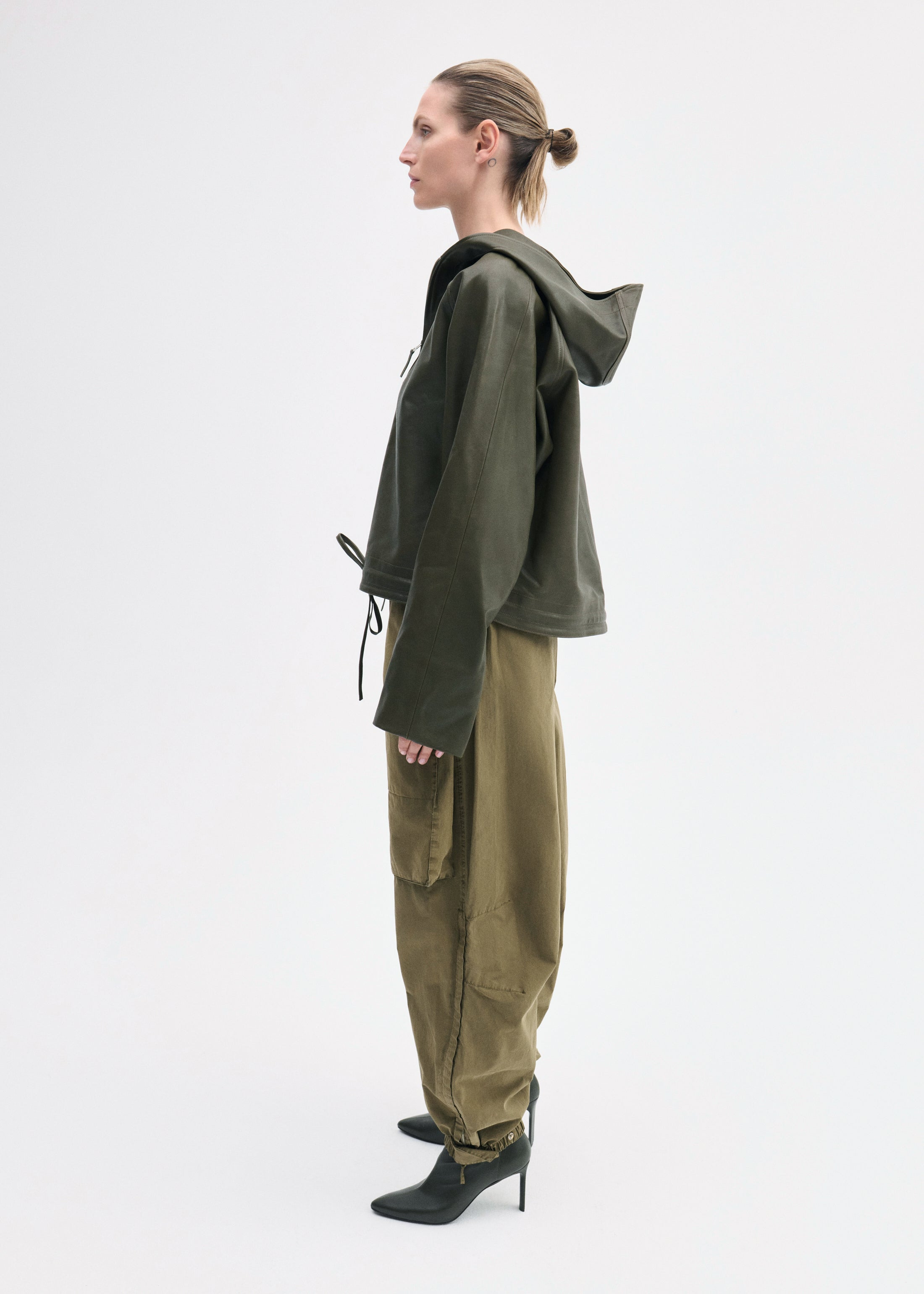 Workwear Pullover in Leather - 4