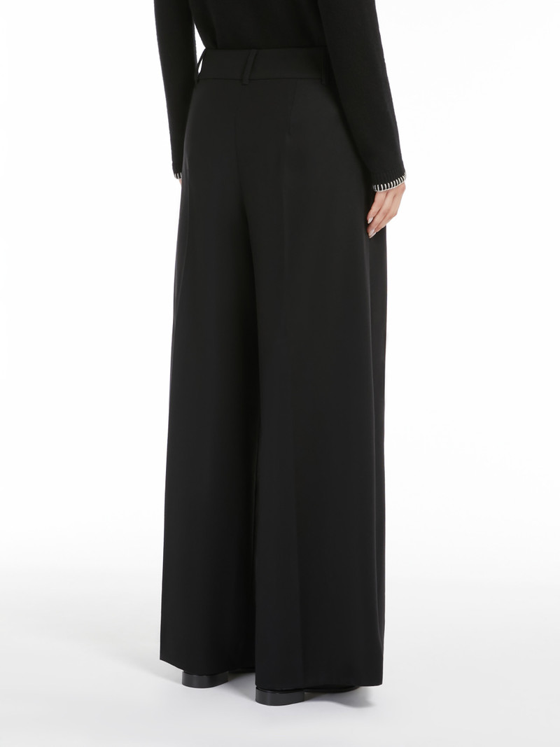 CARMEN Flannel wide-leg trousers 4