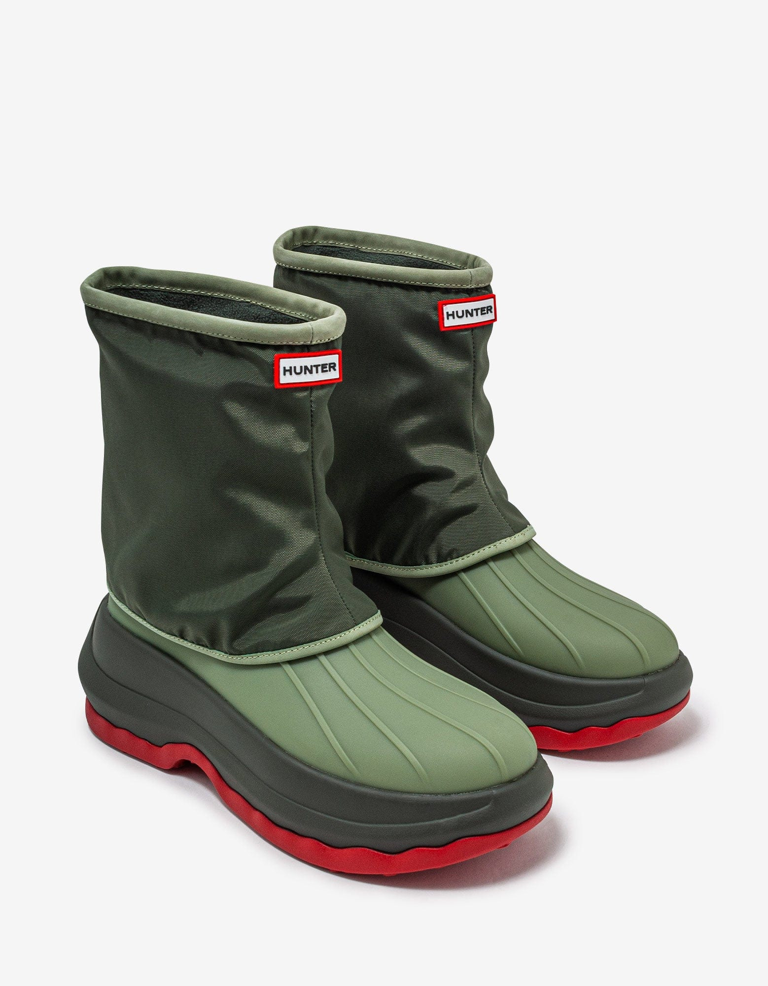 Kenzo Hunter Green Utilitarian Ankle Boots - 9