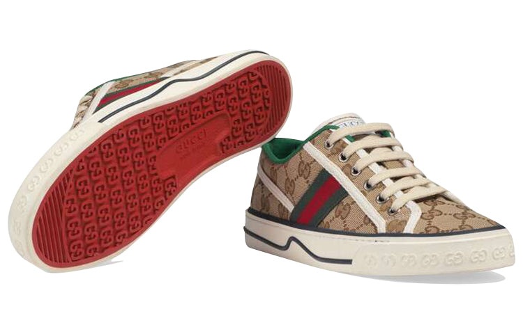 (WMNS) Gucci Tennis 1977 'Beige Ebony' 606110-HVK20-9766 - 5
