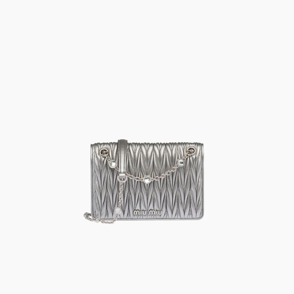 Matelassé nappa leather mini-bag - 1