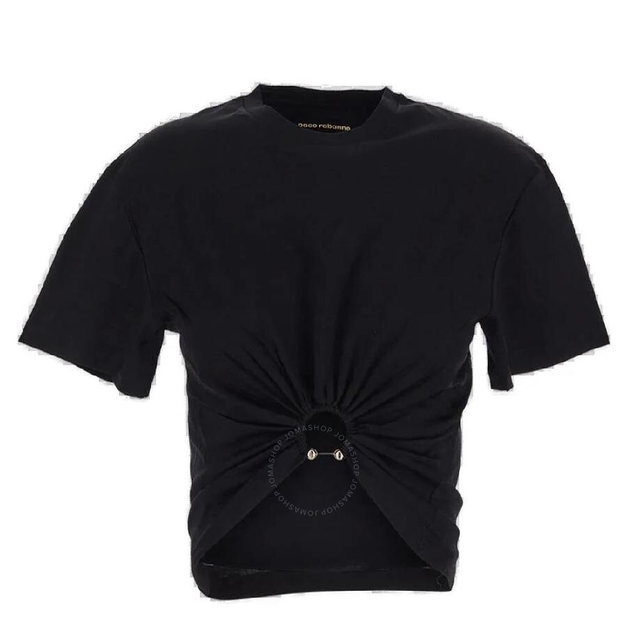 Paco Rabanne Crop Top With Ring Piercing - 5