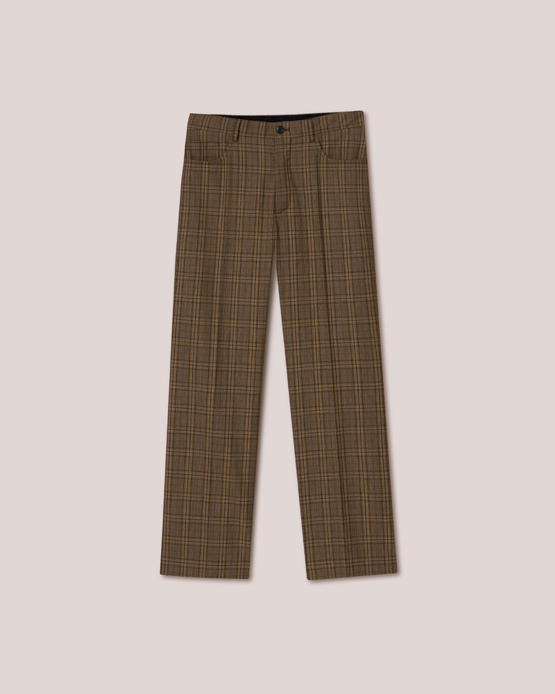 RIAN - Summer suiting straight-leg pants - Camel 1