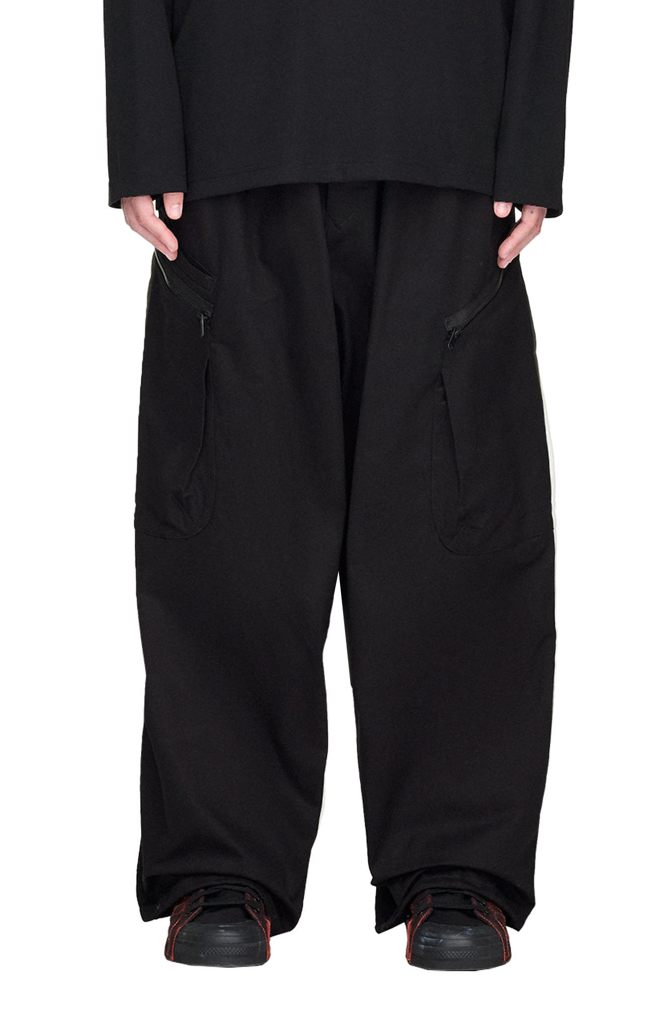 adidas Y-3 UT Twill Cargo Pants in Black at Nordstrom - 1