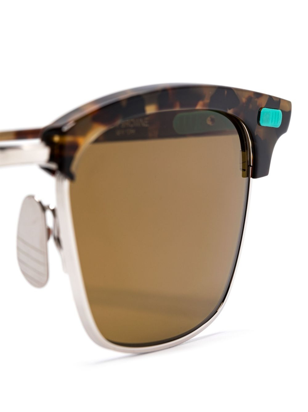 tortoiseshell square-frame sunglasses - 3