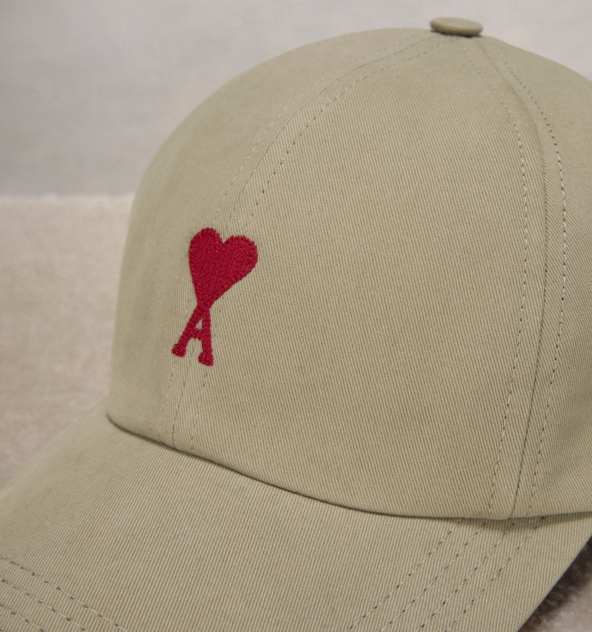 Red Ami De Coeur Embroidery Cap - 7
