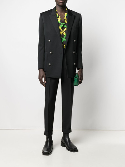 Balmain double-breasted tailored blazer outlook