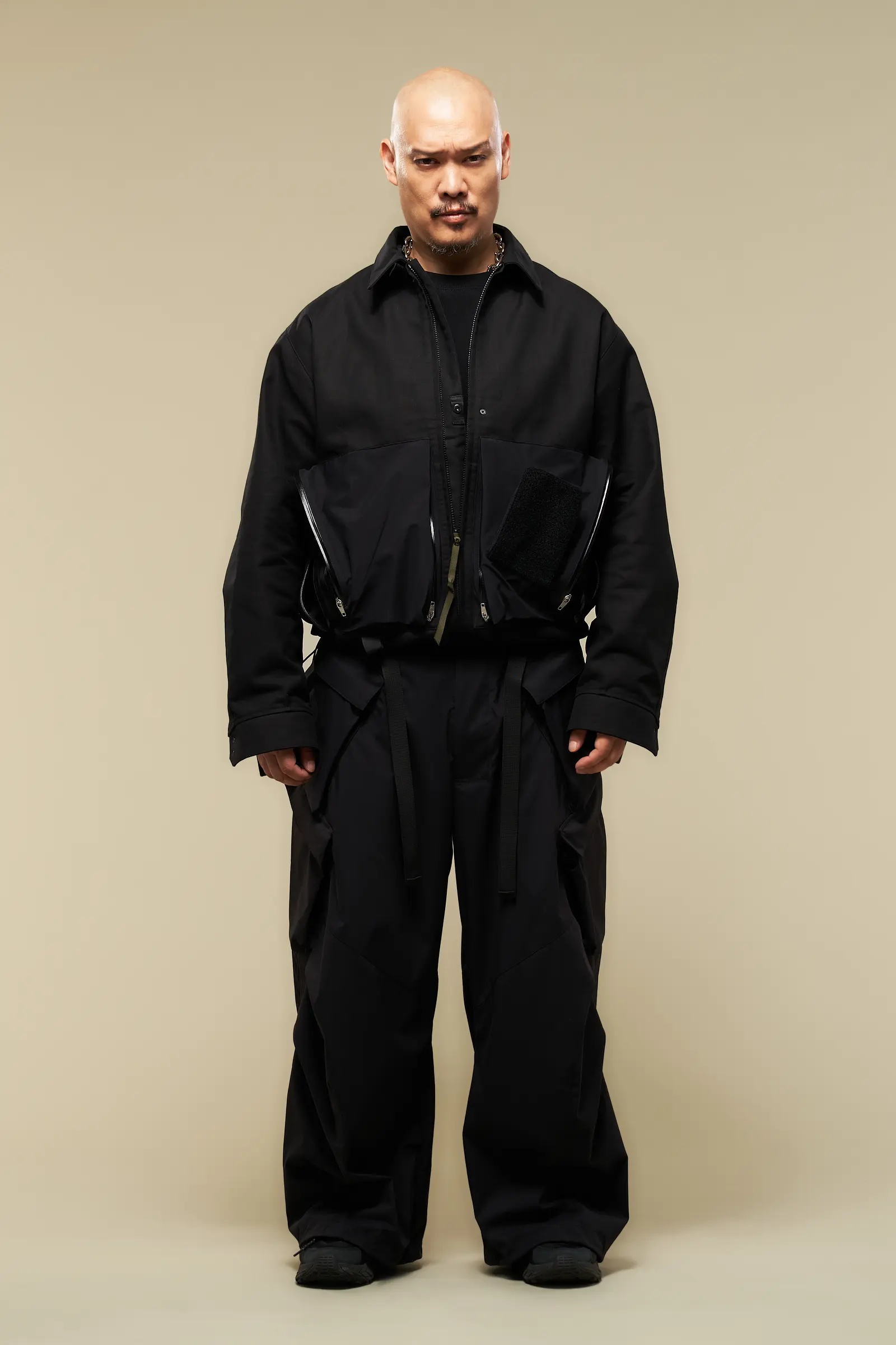 J121A-KI Cotton Jacket Black - 5