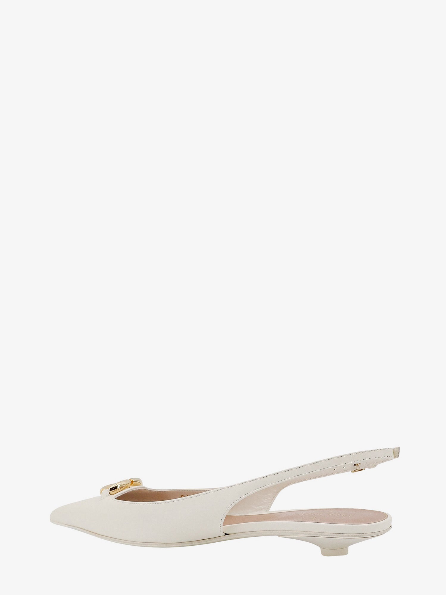 Valentino Garavani Woman Vlogo The Bold Editio Woman White Ballerinas - 3