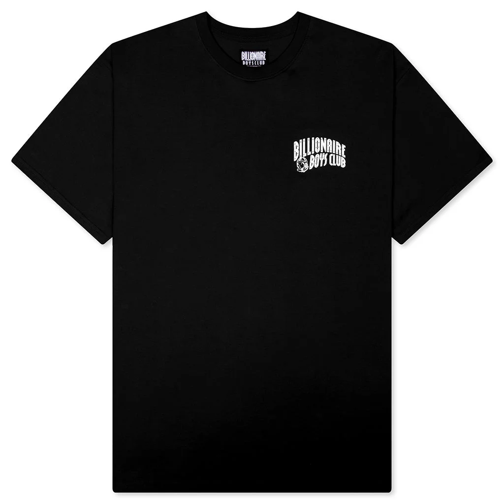 SMALL CURVE S/S TEE - BLACK - 1
