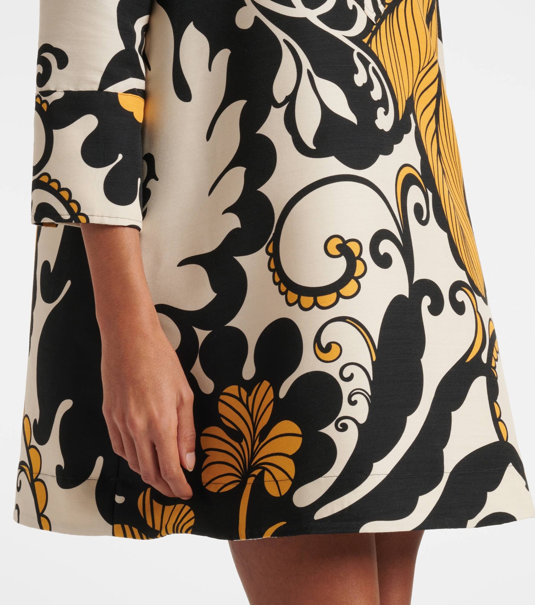 Artemis floral wool-blend minidress - 5
